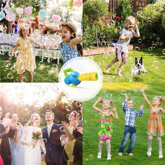 Bubble Leaf Blower, Outdoor Bubble Machine for Toddlers 1-3, Kids - Picture 4 of 7